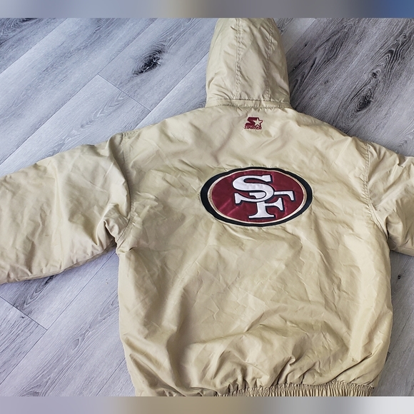 Vintage Starter Jacket Hooded XXL San Francisco Giants - Picture 6 of 9